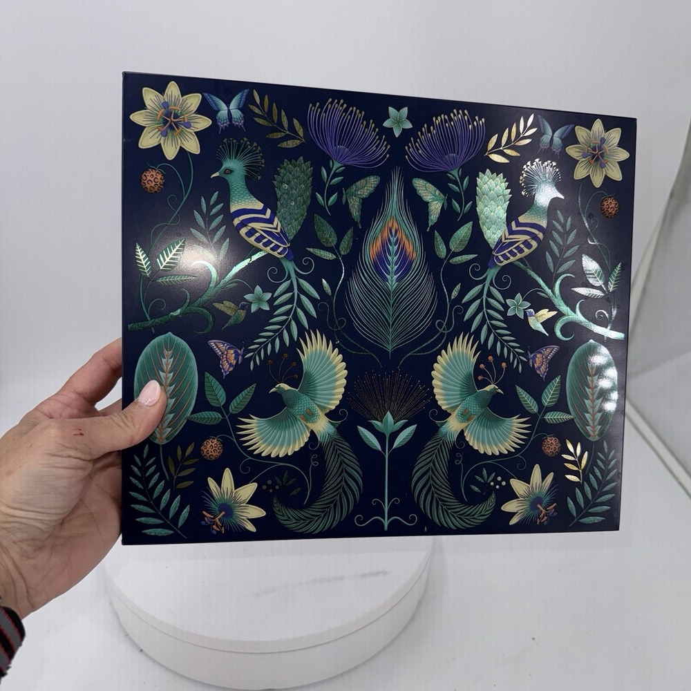 Marks & Spencer Limited Edition Birds of Paradise Indigo Decorative Tin Box